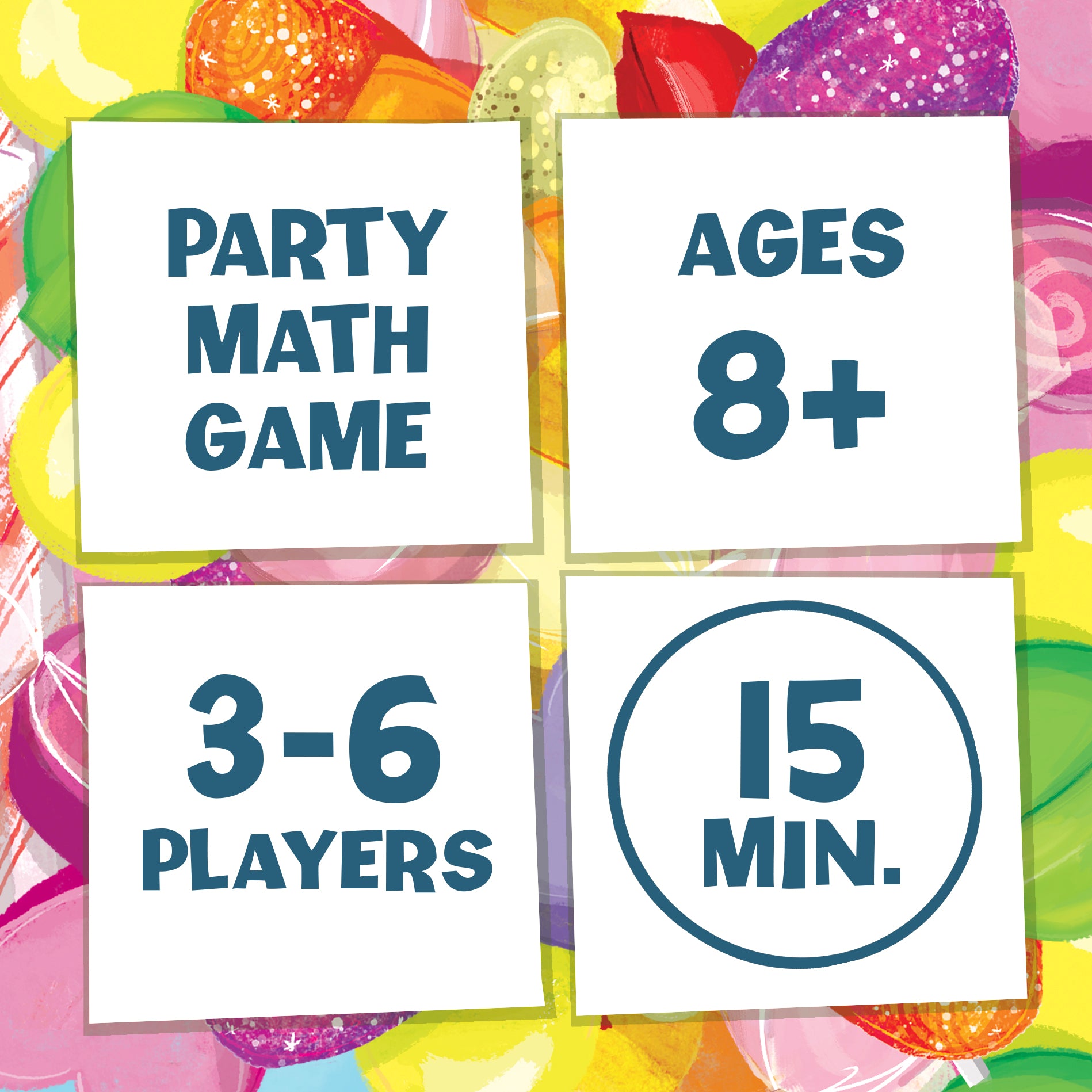 Party math game for 3-6 players