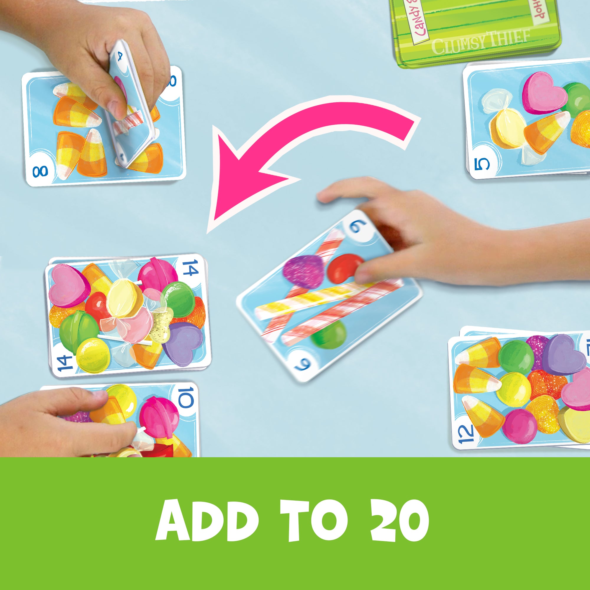 Clumsy Thief Candy Shop - Adding to 20 Game
