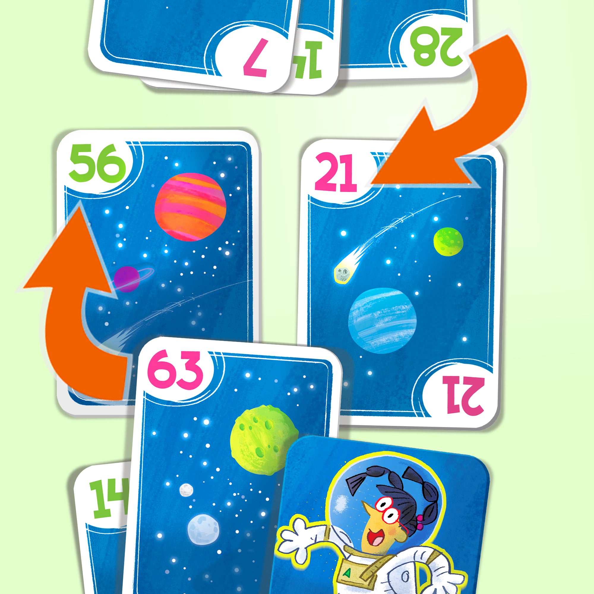 How to play Melon Rind Jump 7 card game