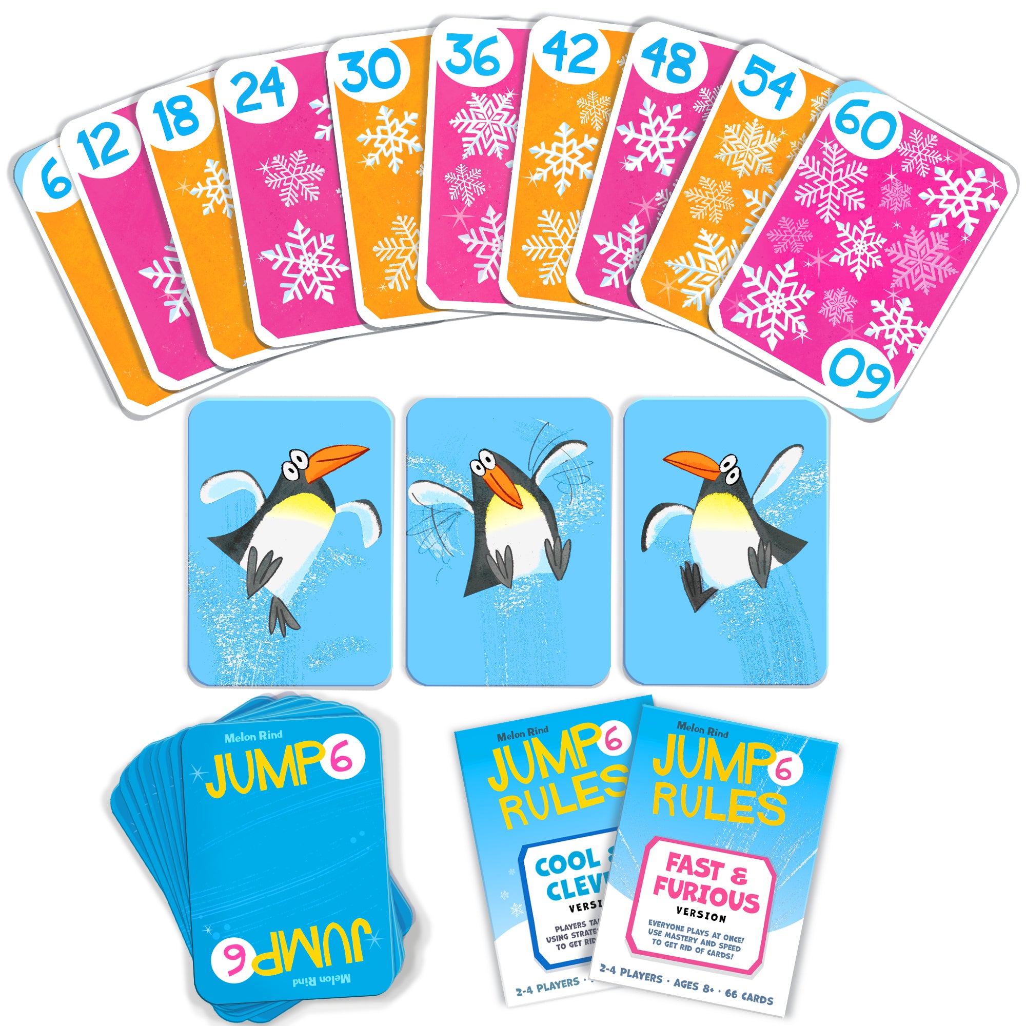 Melon Rind Jump 6 math game cards