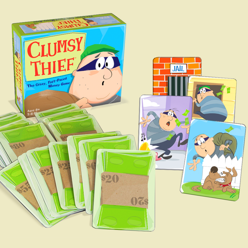 Clumsy Thief Money - Addition and Math Card Game for Kids – Melon Rind